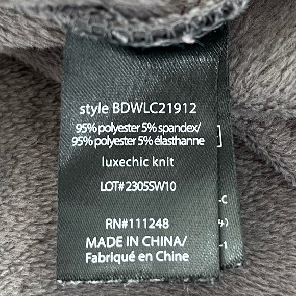 BAREFOOT DREAMS | Cozy LuxeChic® Funnel Neck Pullover in Carbon | Size Small - Picture 7 of 9